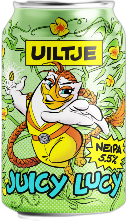 Uiltje Juicy lucy blikje van 33cl