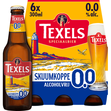Texels Skuumkoppe 0,0% sixpack met flesjes van 30cl