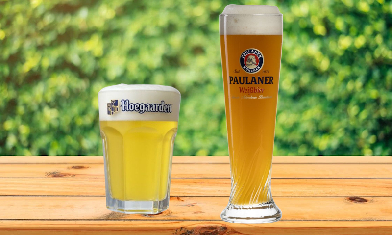 Weizen en witbier in de lente